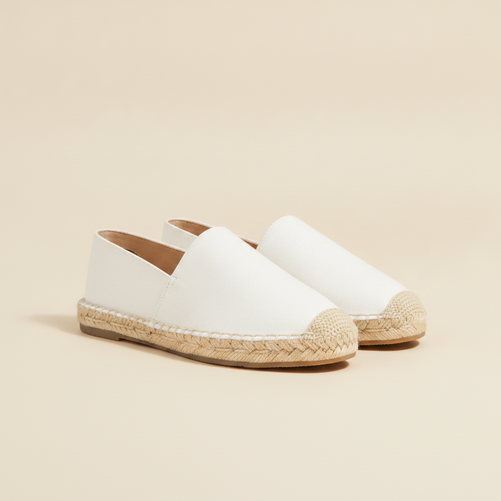 Espadrillas Uomo a Righe – Stile Mediterraneo Vivace - Rosso e Bianco