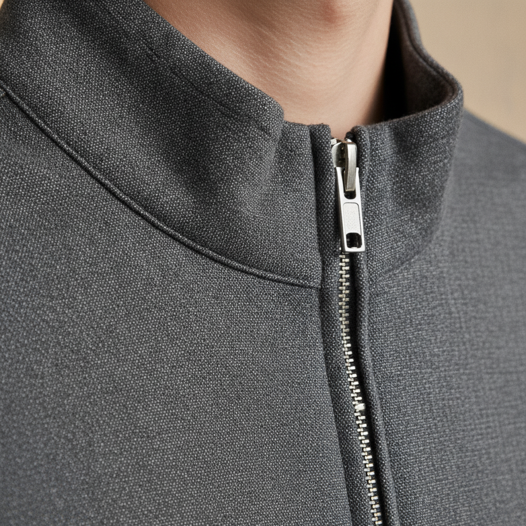 Completo Coordinato Uomo Polo Zip e Pantaloncini - dettaglio