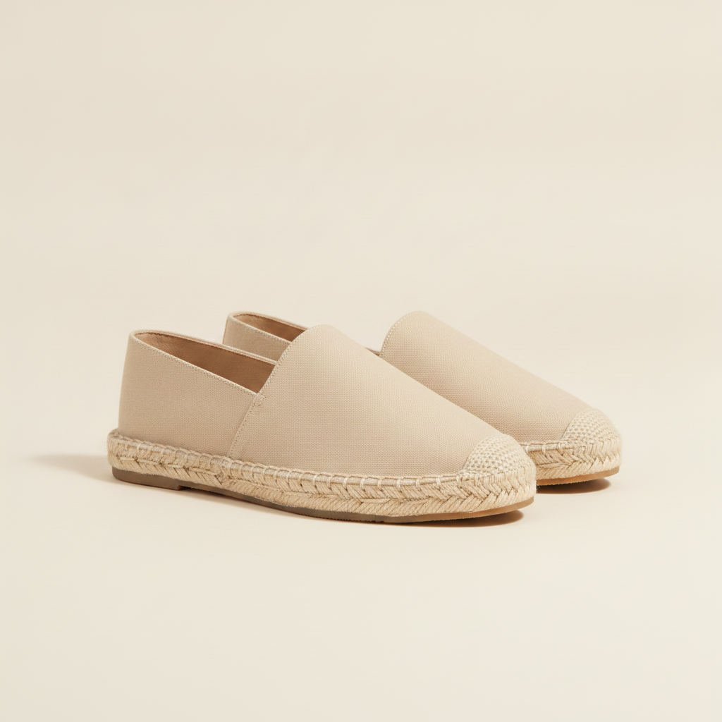 Espadrillas Uomo a Righe – Stile Mediterraneo Vivace - Blu e Beige