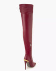 Stivali Cuissardes Donna Irene Rosa Sildora – dettaglio della tomaia