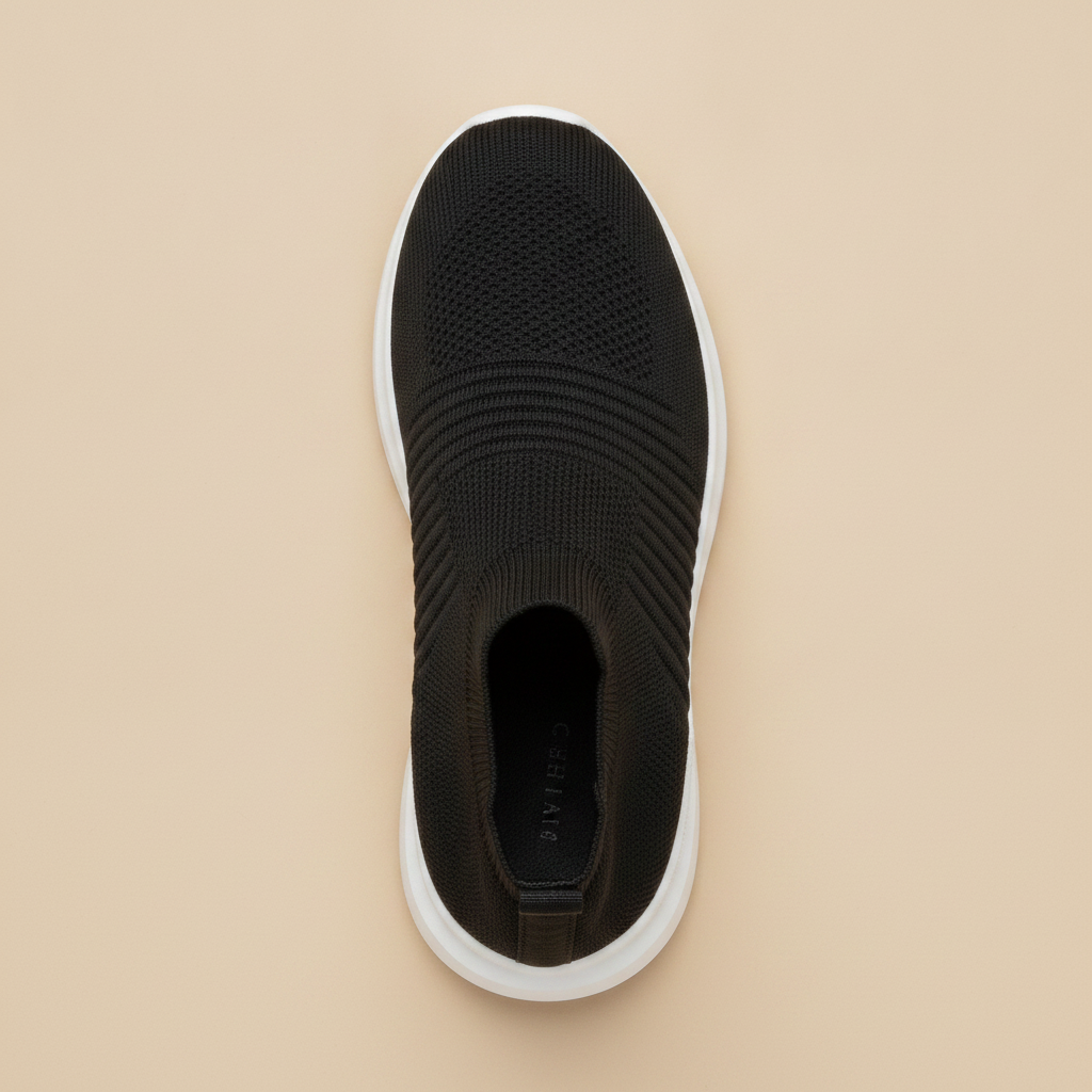 Sneakers Uomo in Tessuto Knit – Leggere e Traspiranti Ultra Comode - vista dall'alto