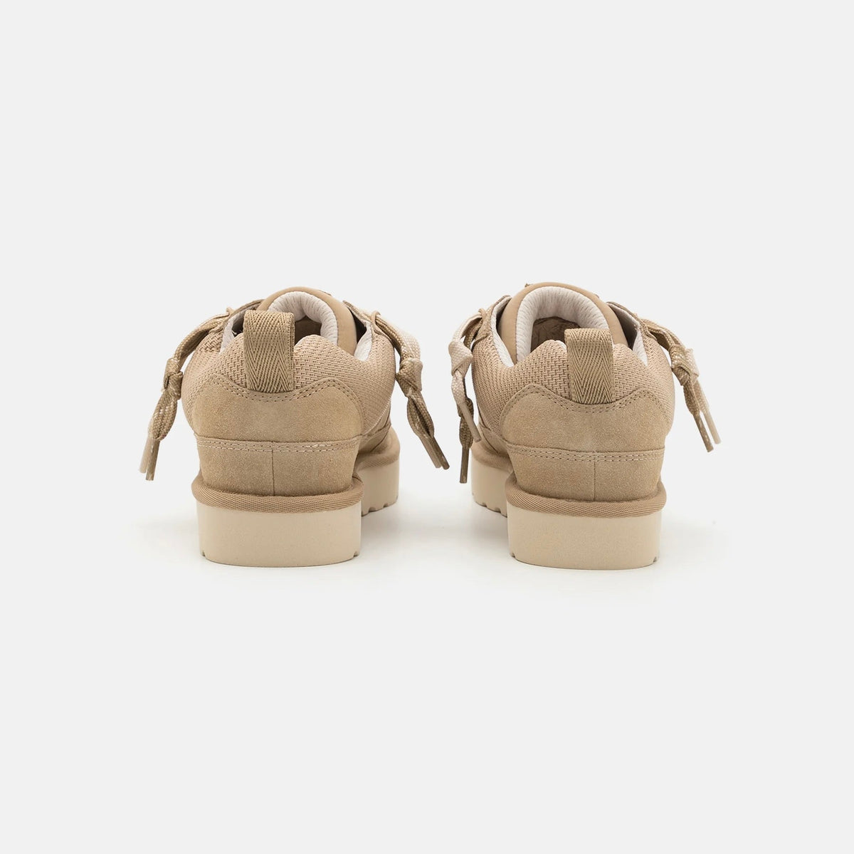 UGG Lowmel Lo Mustard Seed sneakers uomo e donna in pelle scamosciata senape, dettaglio suola