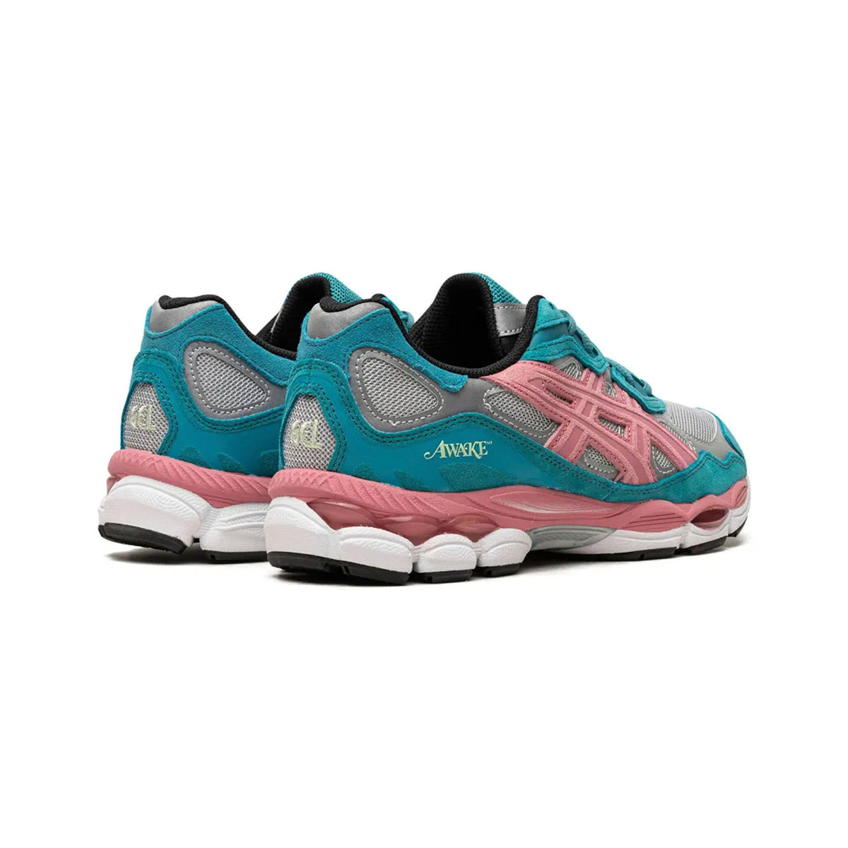 Asics GEL-NYC Teal Pink x Awake NY sneakers uomo e donna in rosa verde - dettaglio suola