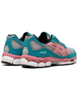 Asics GEL-NYC Teal Pink x Awake NY sneakers uomo e donna in rosa verde - dettaglio suola