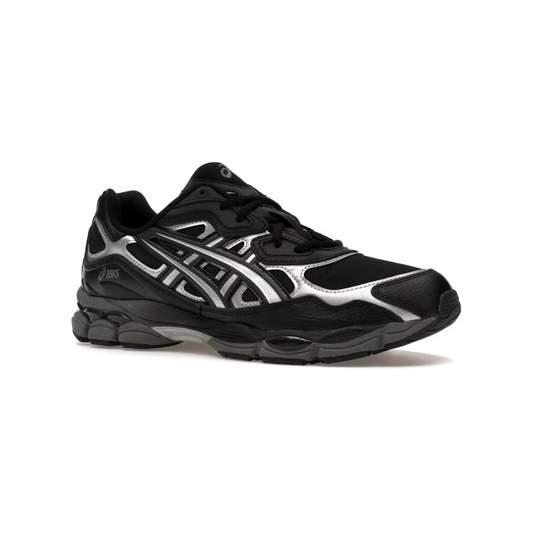 Asics GEL-NYC Black Graphite Grey sneakers uomo e donna in nero grigio - vista frontale