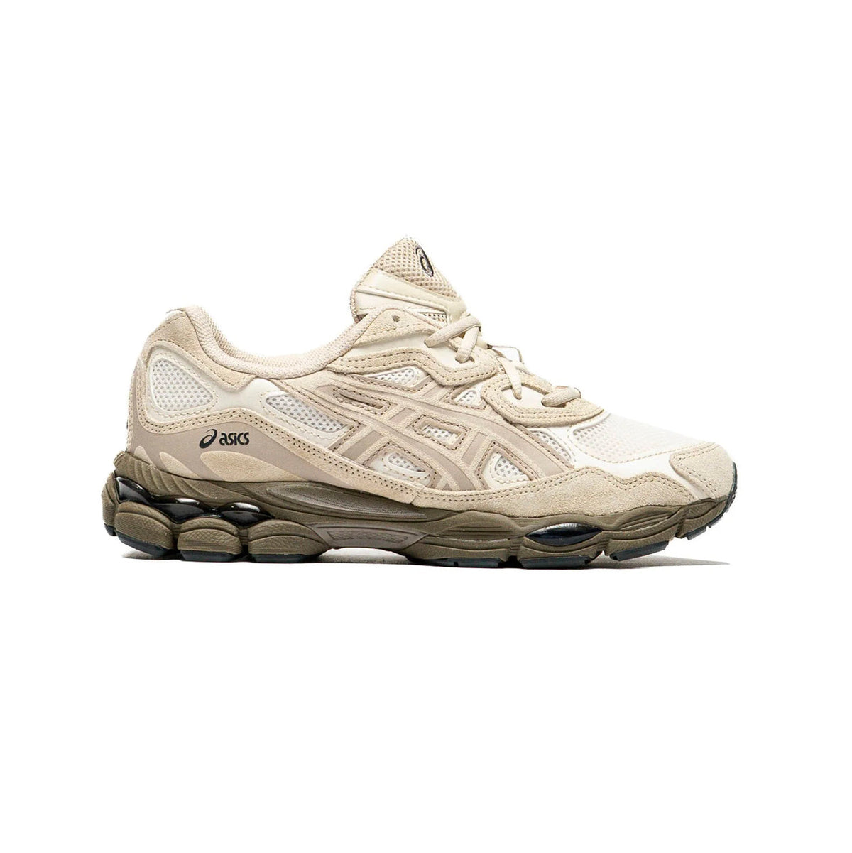Asics GEL-NYC Cream Putty sneakers uomo e donna in crema beige - vista laterale