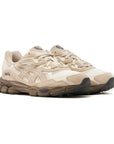 Asics GEL-NYC Cream Putty sneakers uomo e donna in crema beige - vista frontale