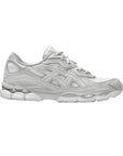 Asics GEL-NYC Cream Cloud Grey sneakers uomo e donna in crema grigio - vista laterale