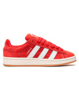 Adidas Campus 00s Better Scarlet Clear White sneakers basse uomo e donna in bianco rosso - vista laterale
