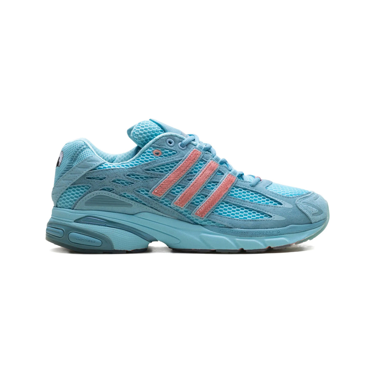 Adidas Adistar Cushion 3 Pork Chop Piggy Bliss Blue x UnheardOf sneakers basse uomo e donna in blu - vista laterale