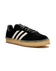 Adidas Samba Shadow Green x Clarks sneakers basse uomo e donna in verde - vista frontale