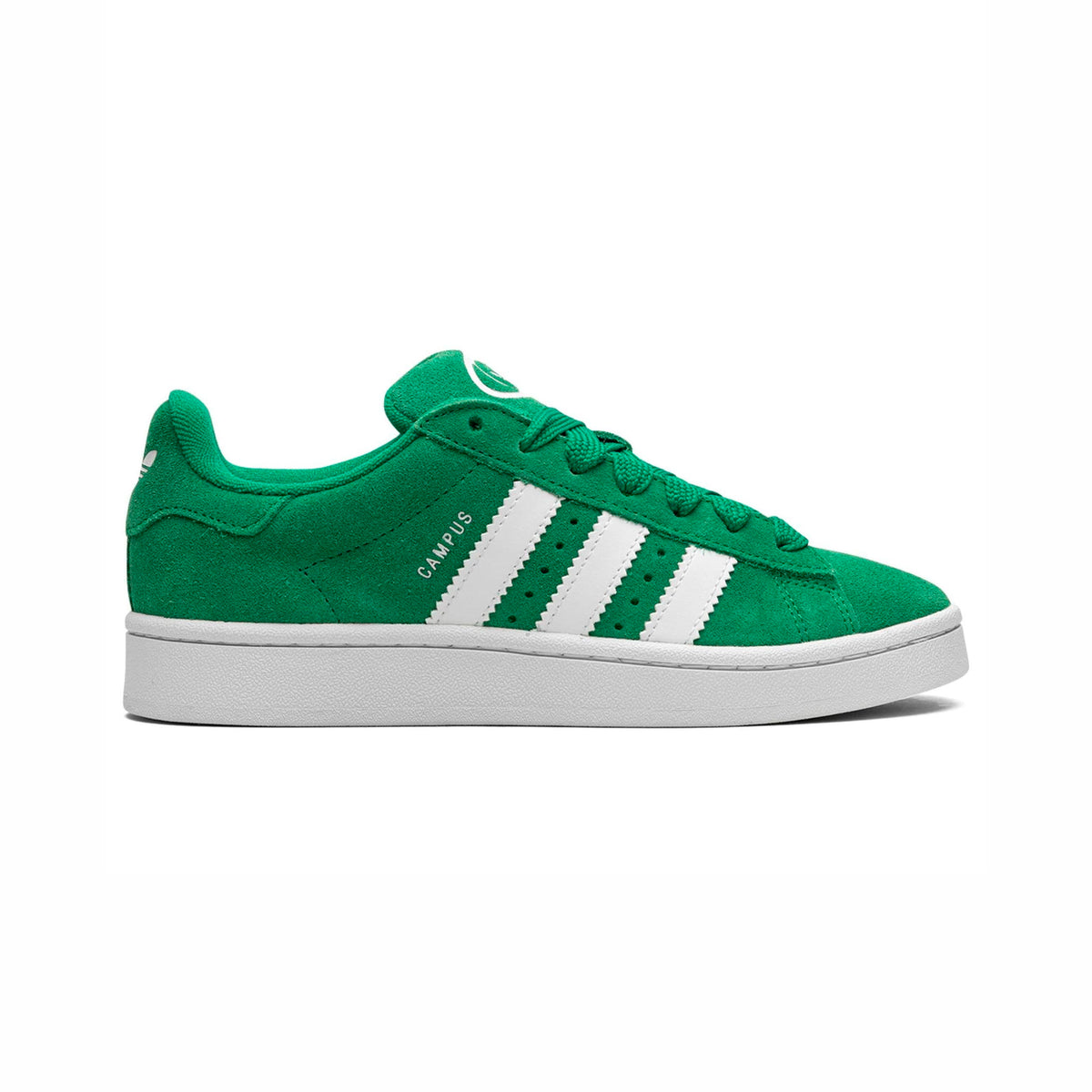 Adidas Campus 00s Green Cloud White sneakers basse uomo e donna in bianco verde - vista laterale
