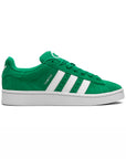 Adidas Campus 00s Green Cloud White sneakers basse uomo e donna in bianco verde - vista laterale