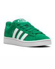 Adidas Campus 00s Green Cloud White sneakers basse uomo e donna in bianco verde - vista frontale