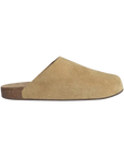 Adidas Adimule Golden Beige Gum ciabatte uomo e donna in beige - vista laterale