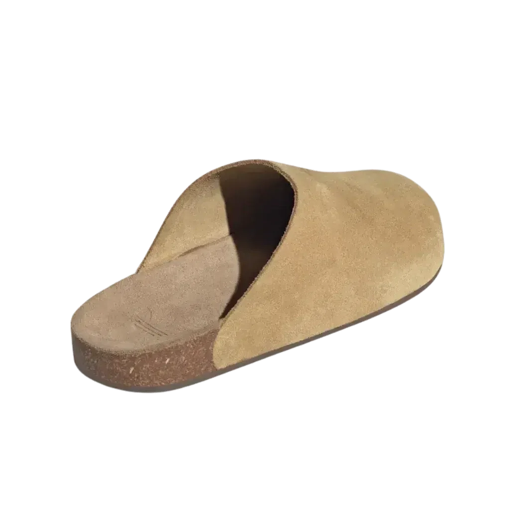 Adidas Adimule Golden Beige Gum ciabatte uomo e donna in beige - dettaglio suola