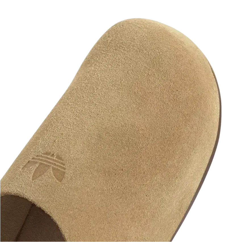 Adidas Adimule Golden Beige Gum ciabatte uomo e donna in beige - vista posteriore