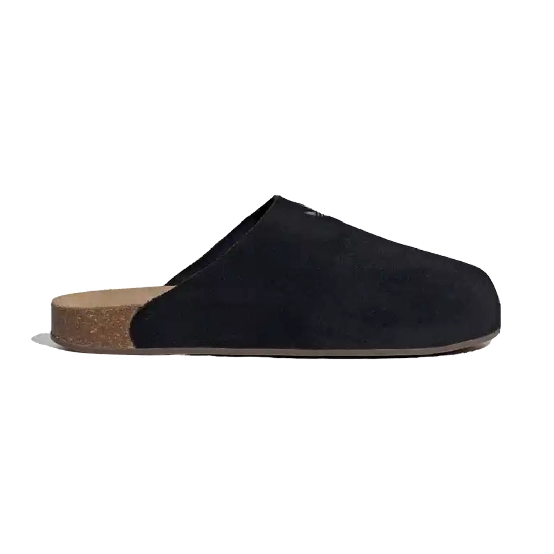 Adidas Adimule Black Gum ciabatte uomo e donna in nero - vista laterale