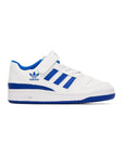 Adidas Forum Low Bambini Bianche e Blu Reale Sneakers