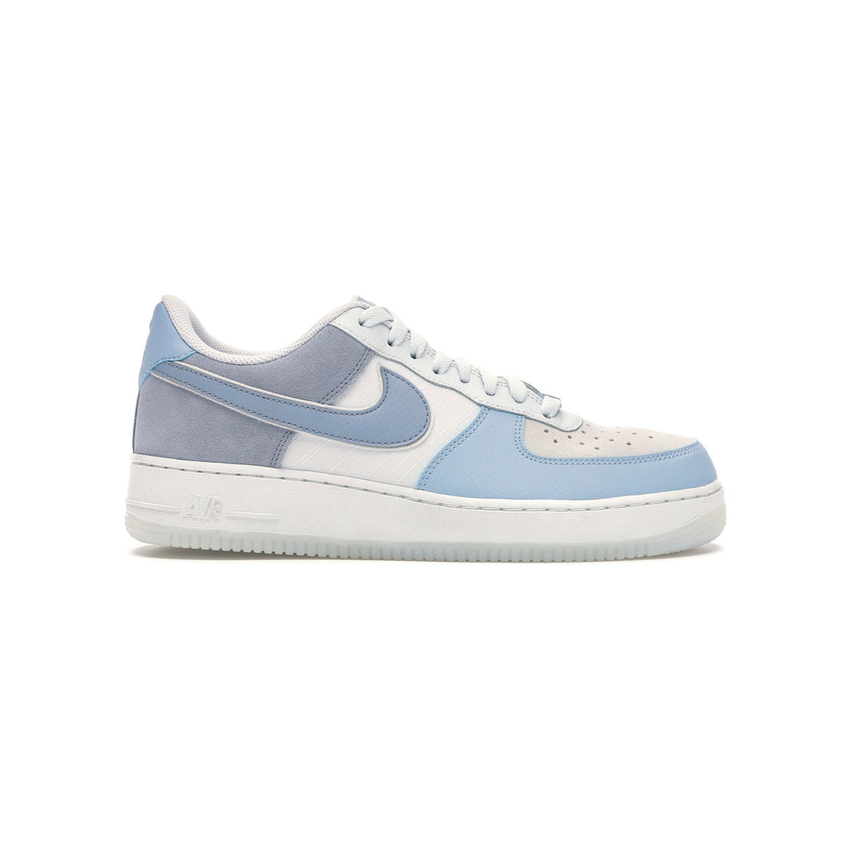 Nike Air Force 1 Low Azzurro Armory e Bianco in Pelle e Scamosciato