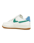 Nike Air Force 1 '07 Inside Out Bianco con Dettagli Azzurri