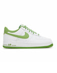 Nike Air Force 1 Low Bianca con Swoosh Verde Chlorophyll