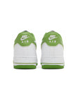 Nike Air Force 1 Low Bianca con Swoosh Verde Chlorophyll