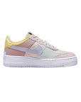 Nike Air Force 1 Shadow Rosa Pastello con Dettagli Gialli e Bianchi