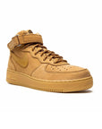 Nike Air Force 1 Mid '07 Flax Beige Marrone Uomo Donna - 2