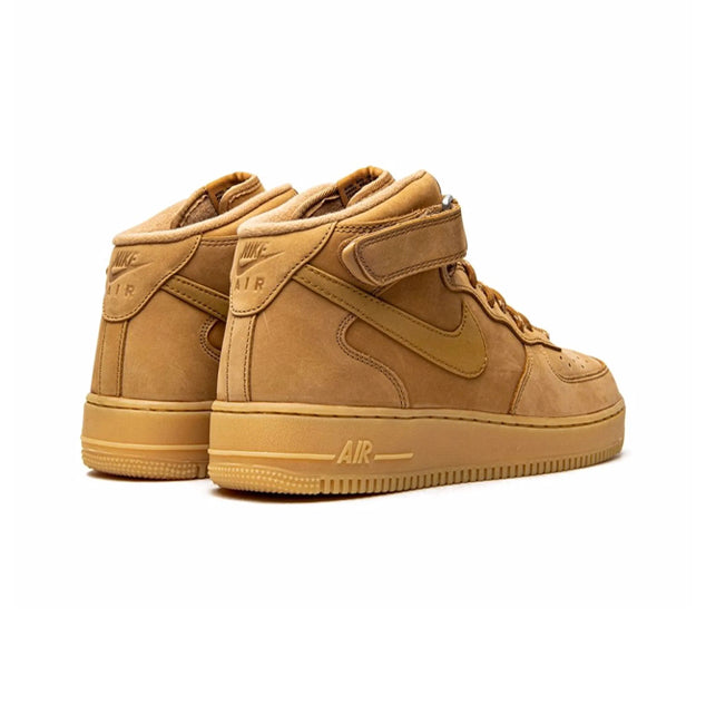 Nike Air Force 1 Mid '07 Flax Beige Marrone Uomo Donna - 3