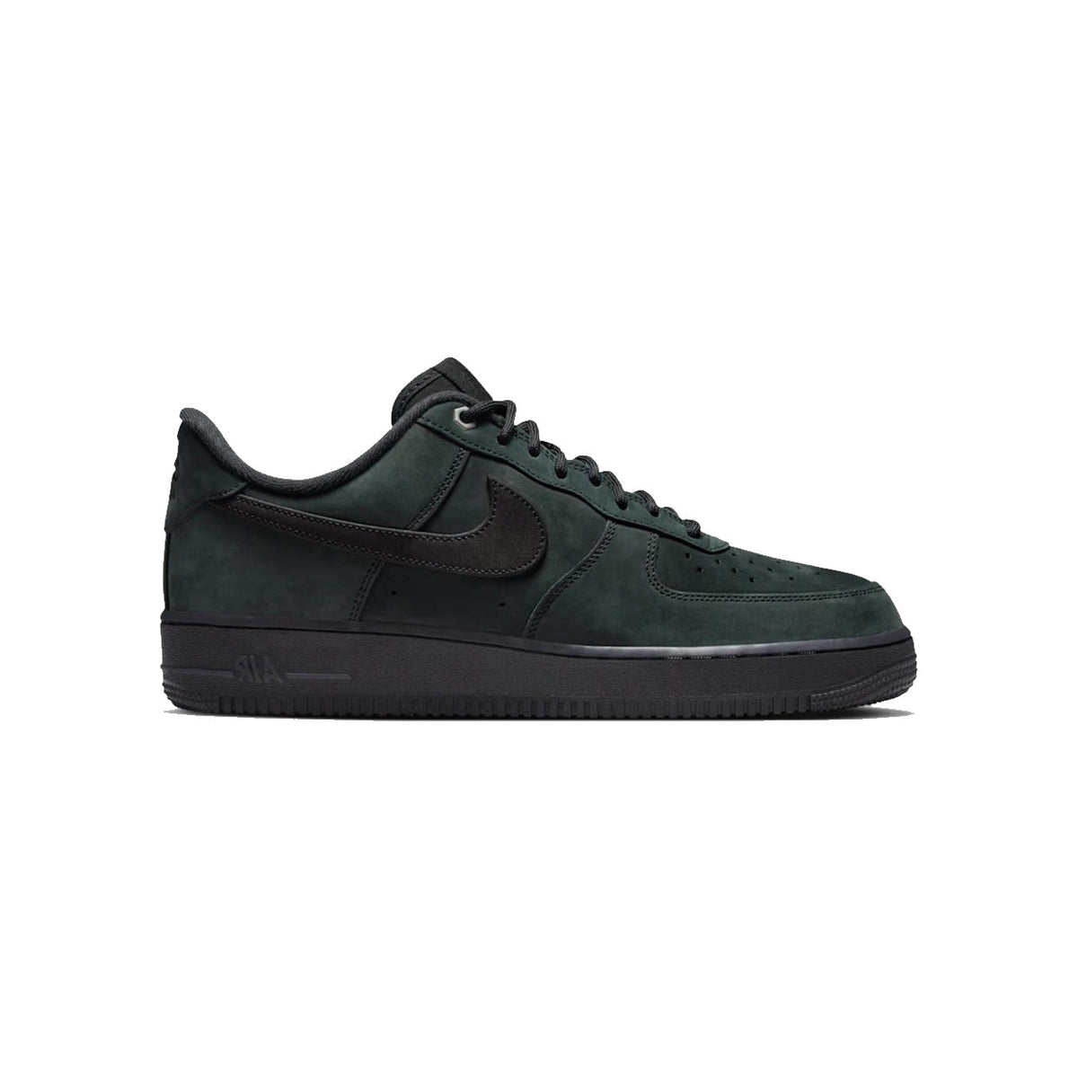 Nike Air Force 1 Low Black Nubuck Nero Uomo Donna - 1