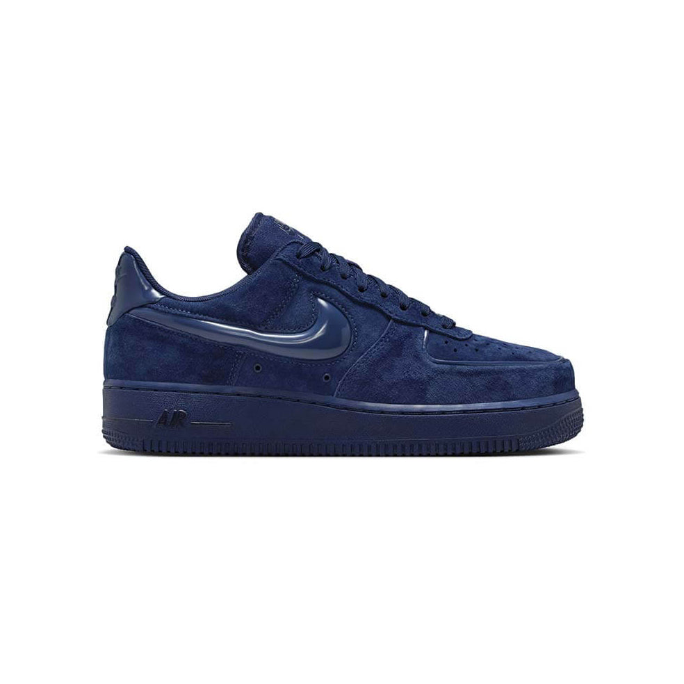 Nike Air Force 1 Low '07 Midnight Navy Black Blu Nero Uomo Donna - 1
