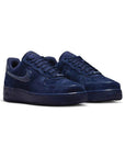 Nike Air Force 1 Low '07 Midnight Navy Black Blu Nero Uomo Donna - 2