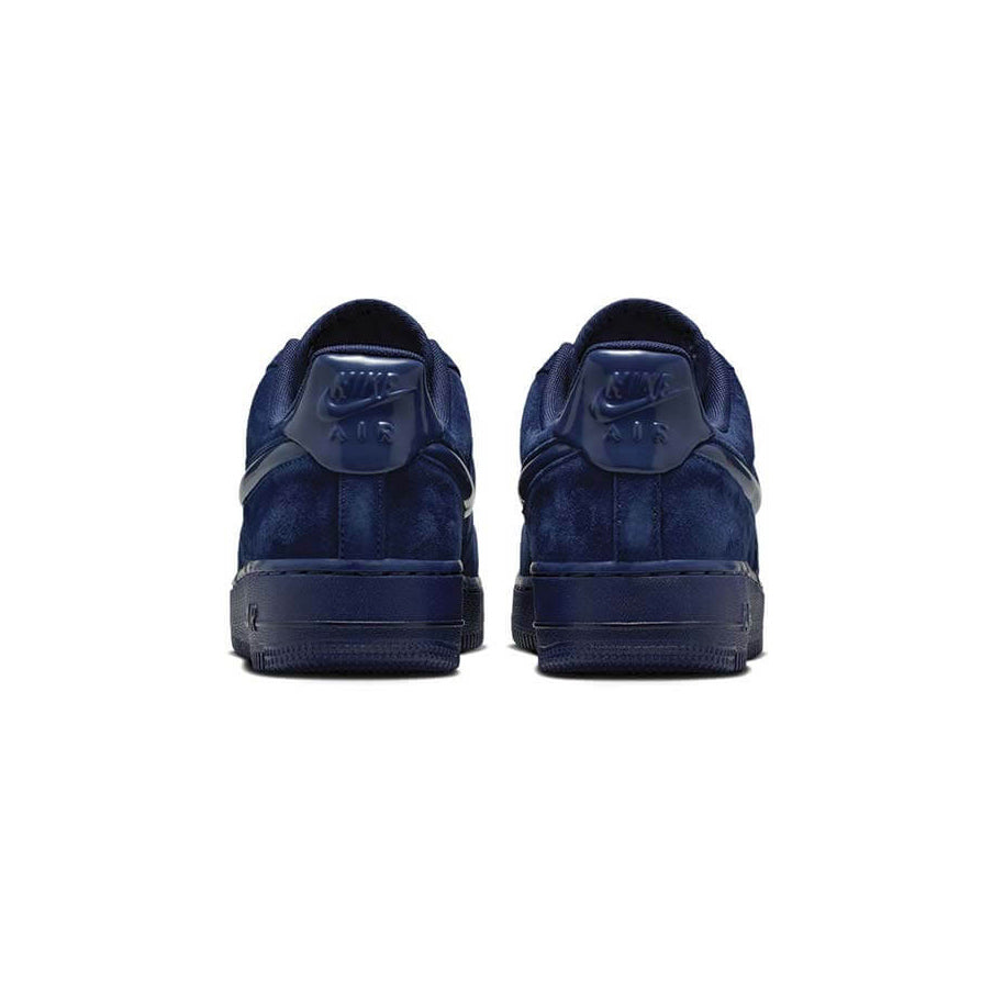 Nike Air Force 1 Low '07 Midnight Navy Black Blu Nero Uomo Donna - 3
