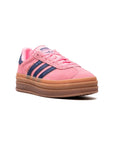 Adidas Gazelle Bold Scarpe Rosa con Dettagli Blu Navy Donna Platform