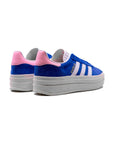 Adidas Gazelle Bold Scarpe Blu Lucido e Rosa Donna Platform Retro