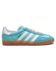 Sneakers Adidas Gazelle Indoor Azzurro Preloved con Suola in Gomma