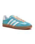 Sneakers Adidas Gazelle Indoor Azzurro Preloved con Suola in Gomma