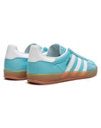 Sneakers Adidas Gazelle Indoor Azzurro Preloved con Suola in Gomma