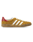 Sneakers Adidas Gazelle x Gucci Giallo Ocra con Monogramma GG