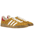 Sneakers Adidas Gazelle x Gucci Giallo Ocra con Monogramma GG