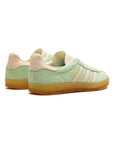 Sneakers Adidas Gazelle Indoor Verde Pastello e Beige in Suede
