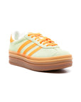 Adidas Gazelle Bold Scarpe Verde Chiaro e Arancione Donna Retro