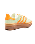 Adidas Gazelle Bold Scarpe Verde Chiaro e Arancione Donna Retro