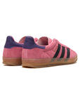 Sneakers Adidas Gazelle Indoor Rosa Bliss e Viola con Suola in Gomma