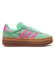 Adidas Gazelle Bold Scarpe Verde Menta con Dettagli Rosa Donna Platform