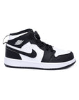 Nike Air Jordan 1 High Bambino Bianche e Nere Panda con Boa
