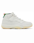 Nike Air Jordan 11 Retro 285 Bianco Pelle Verniciata Uomo - 1