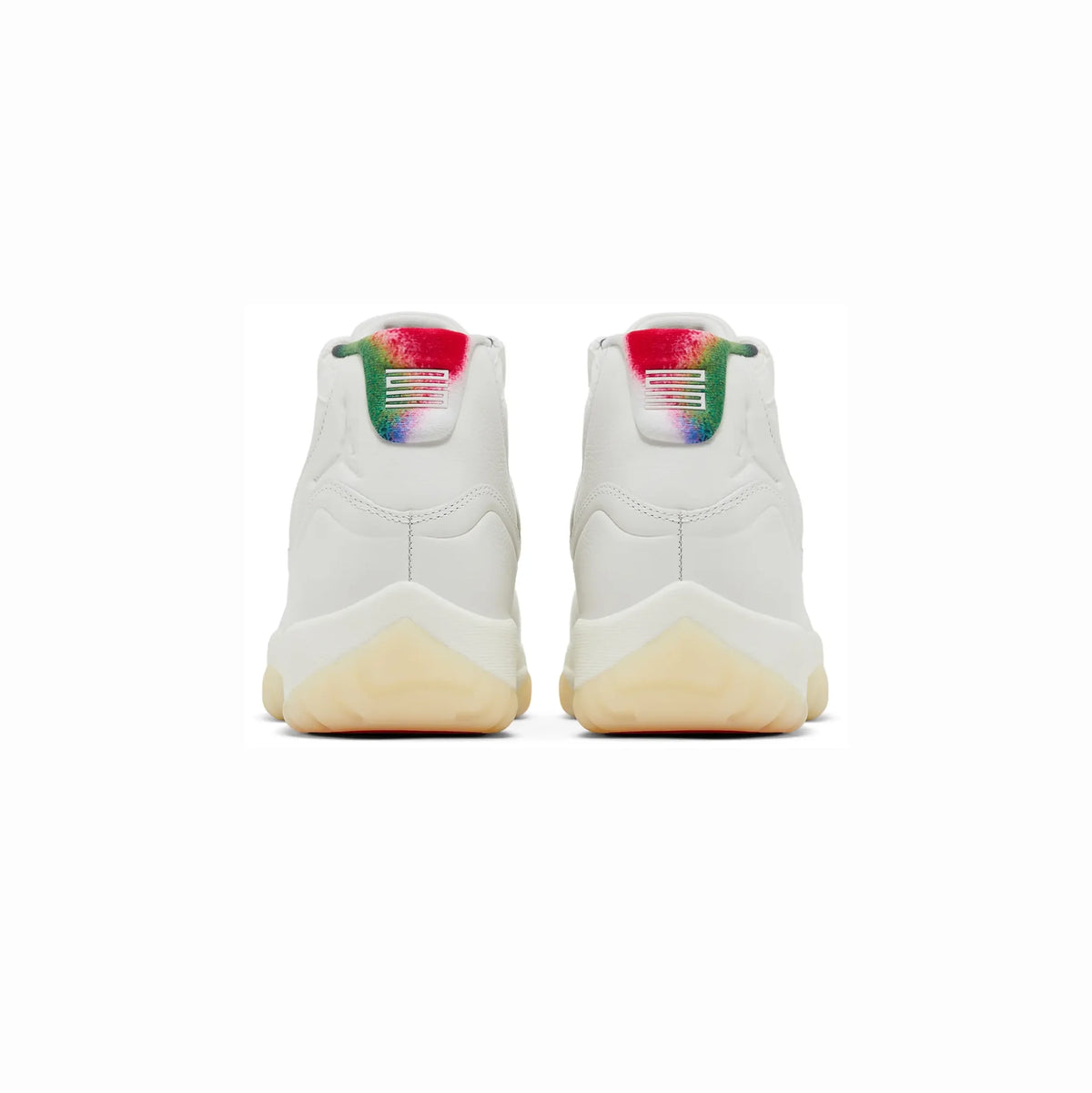 Nike Air Jordan 11 Retro 285 Bianco Pelle Verniciata Uomo - 3