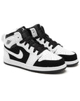 Nike Bambini Air Jordan 1 High Panda Reverse Bianche/Nere